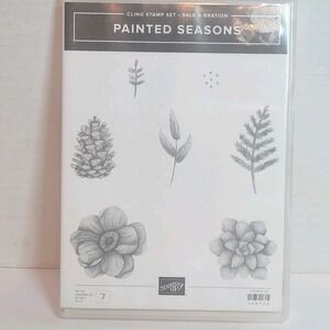 Stamp Up! Cling Stamp Set Sale A Bration Painted Seasons